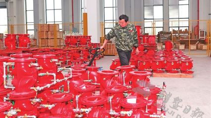 消防設備生產忙